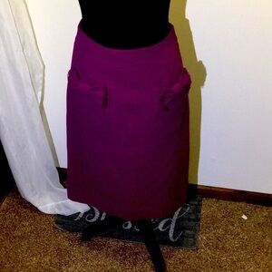Marc by Marc Jacobs women’s size 4 purple with bows long skirt